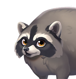 Wordscapes Jimothy Details, the raccoon event animal
